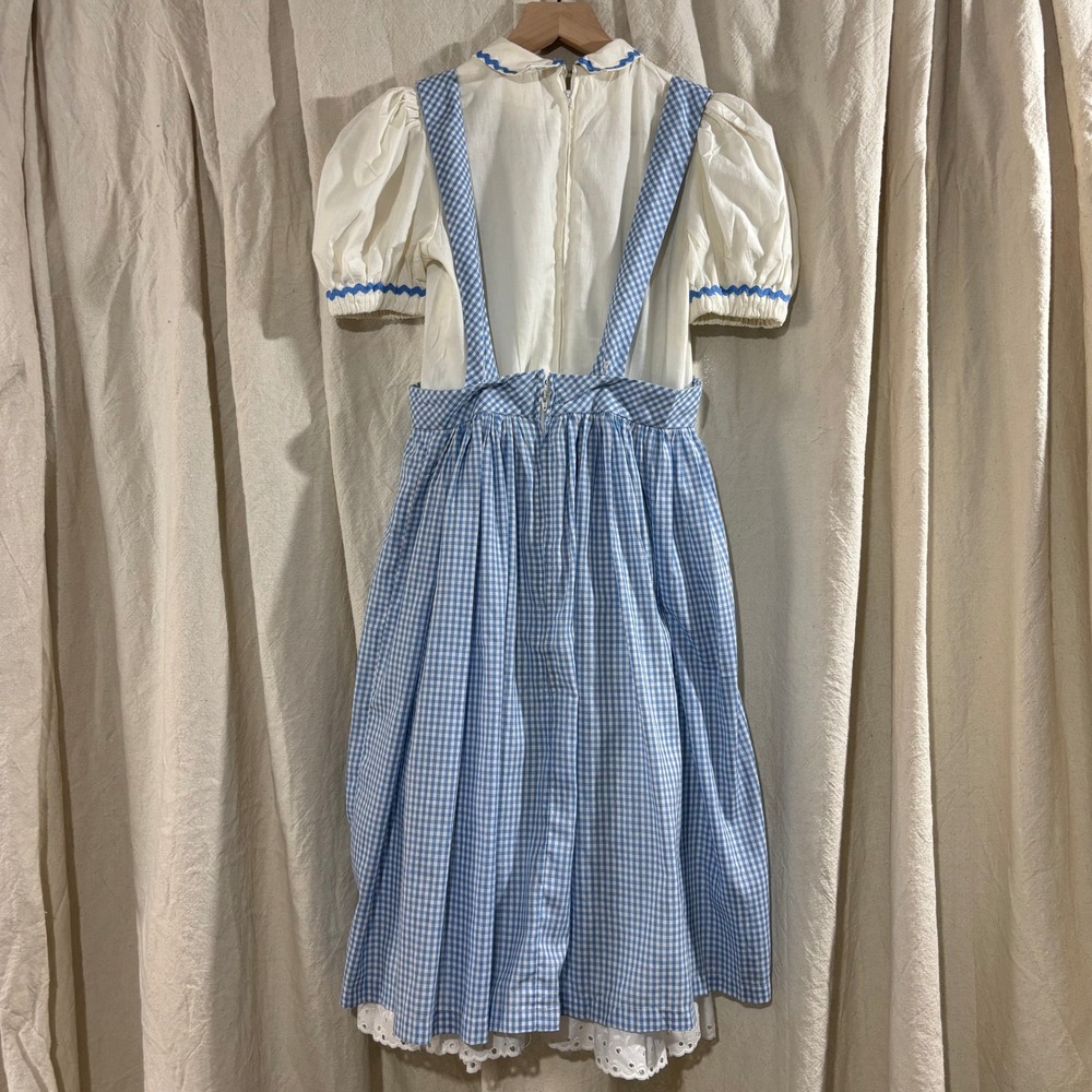 Vintage Handmade Dorothy Wizard of Oz Costume Gingham Dress XS Cosplay Halloween - Picture 3 of 6